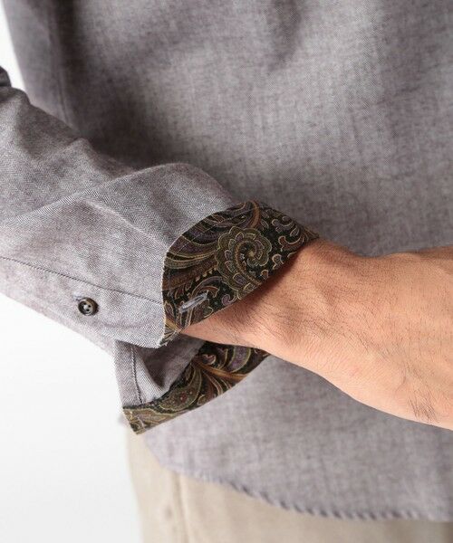 MEN'S BIGI / メンズビギ シャツ・ブラウス | コットンカシミアヘリンボーンシャツ | 詳細26