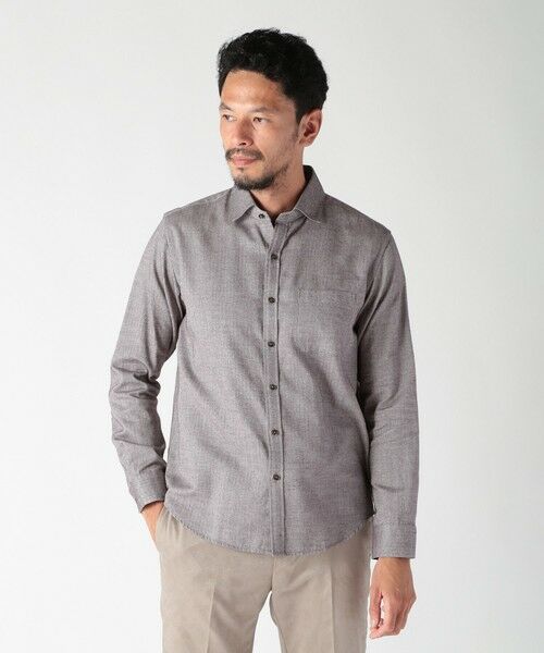 MEN'S BIGI / メンズビギ シャツ・ブラウス | コットンカシミアヘリンボーンシャツ | 詳細23