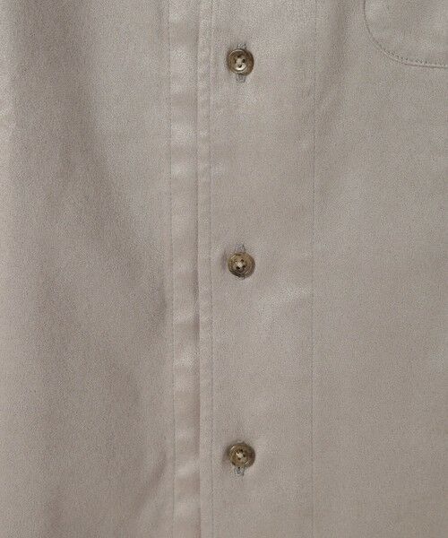 MEN'S BIGI / メンズビギ シャツ・ブラウス | コマスエードストレッチシャツ | 詳細7