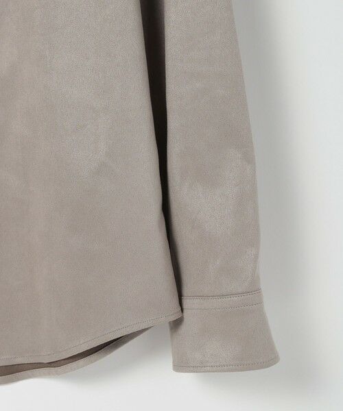 MEN'S BIGI / メンズビギ シャツ・ブラウス | コマスエードストレッチシャツ | 詳細8
