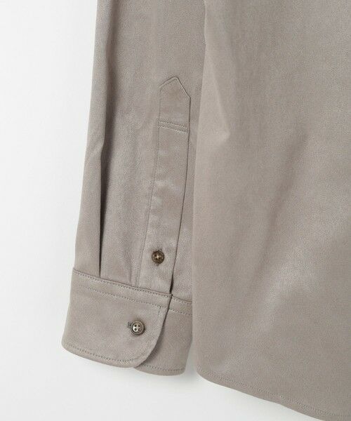 MEN'S BIGI / メンズビギ シャツ・ブラウス | コマスエードストレッチシャツ | 詳細11
