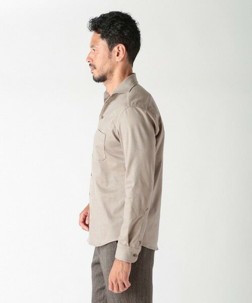 MEN'S BIGI / メンズビギ シャツ・ブラウス | コマスエードストレッチシャツ | 詳細2