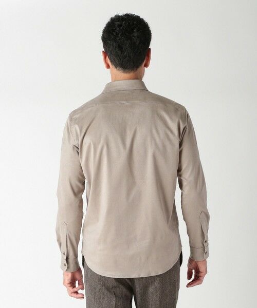 MEN'S BIGI / メンズビギ シャツ・ブラウス | コマスエードストレッチシャツ | 詳細3