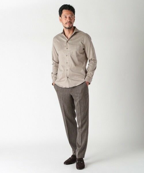 MEN'S BIGI / メンズビギ シャツ・ブラウス | コマスエードストレッチシャツ | 詳細4
