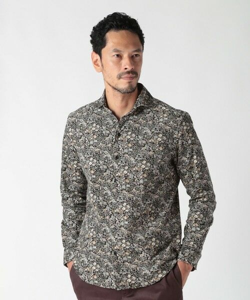 MEN'S BIGI / メンズビギ シャツ・ブラウス | Liberty コーデュロイフラワープリントシャツ | 詳細1