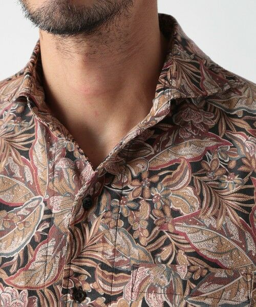MEN'S BIGI / メンズビギ シャツ・ブラウス | Liberty コーデュロイフラワープリントシャツ | 詳細9