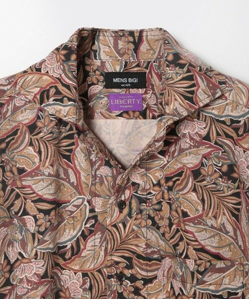 MEN'S BIGI / メンズビギ シャツ・ブラウス | Liberty コーデュロイフラワープリントシャツ | 詳細11