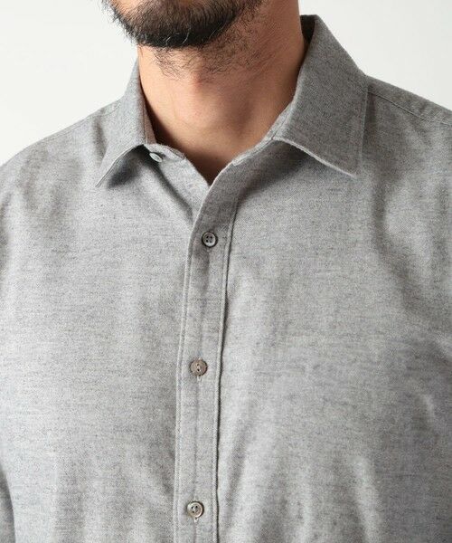 MEN'S BIGI / メンズビギ シャツ・ブラウス | フランネルフレンチフロントカジュアルシャツ | 詳細6