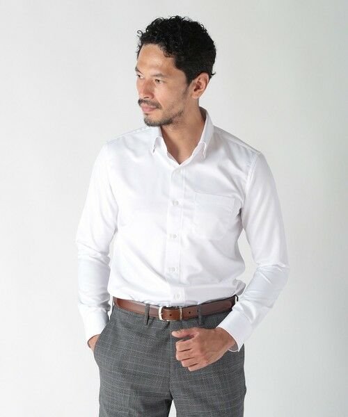 MEN'S BIGI / メンズビギ シャツ・ブラウス | 【ACTIVE TAILOR】クールマックスツイルドレスシャツ | 詳細1