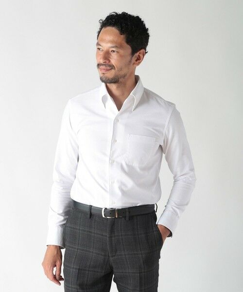 MEN'S BIGI / メンズビギ シャツ・ブラウス | 【ACTIVE TAILOR】COOLMAX絡み織ドレスシャツ | 詳細1