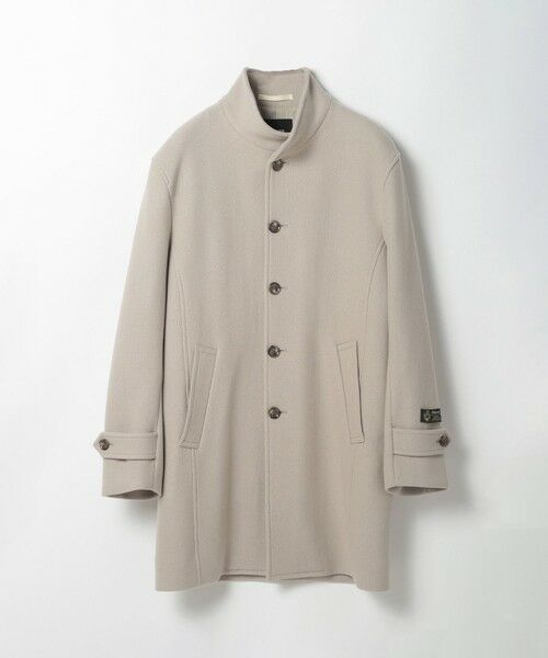MEN'S BIGI / メンズビギ その他アウター | Bellandiウールメルトンスタンドカラーコート（ベージュ）
