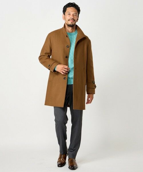 MEN'S BIGI / メンズビギ その他アウター | Bellandiウールメルトンスタンドカラーコート | 詳細18