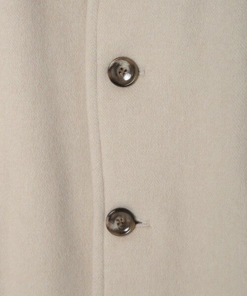 MEN'S BIGI / メンズビギ ステンカラーコート | スーパー140ウールビーバーヘリンボーンコート | 詳細10