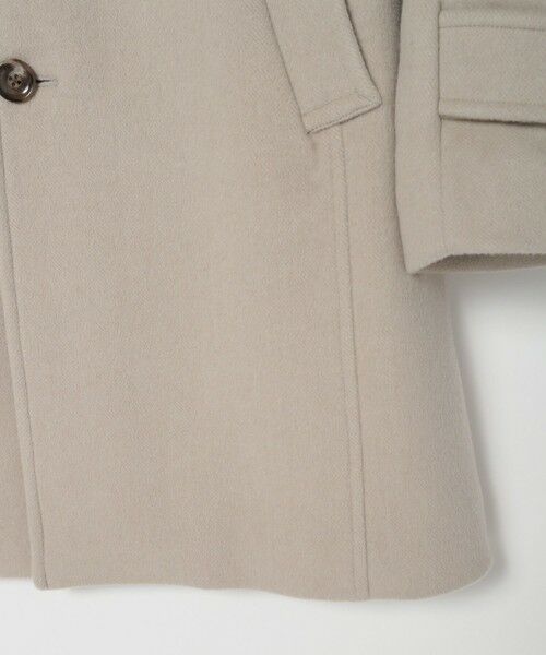 MEN'S BIGI / メンズビギ ステンカラーコート | スーパー140ウールビーバーヘリンボーンコート | 詳細12