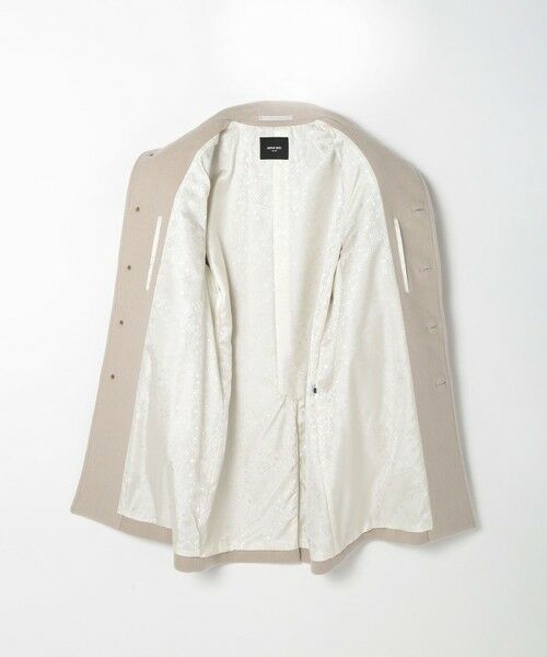 MEN'S BIGI / メンズビギ ステンカラーコート | スーパー140ウールビーバーヘリンボーンコート | 詳細13