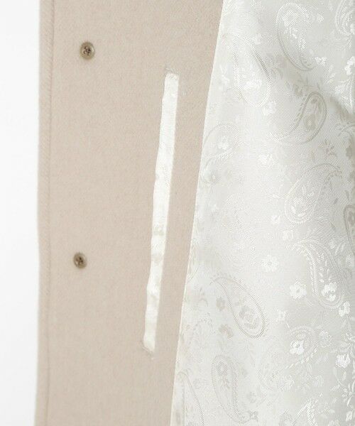 MEN'S BIGI / メンズビギ ステンカラーコート | スーパー140ウールビーバーヘリンボーンコート | 詳細14