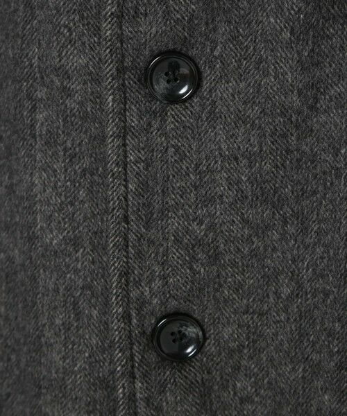 MEN'S BIGI / メンズビギ ステンカラーコート | スーパー140ウールビーバーヘリンボーンコート | 詳細20
