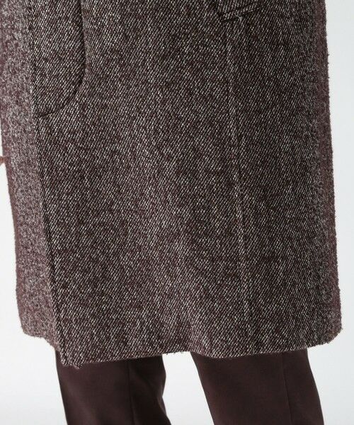 MEN'S BIGI / メンズビギ ステンカラーコート | トライスピンループツイードトレンチコート | 詳細12