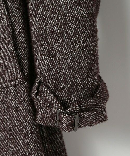 MEN'S BIGI / メンズビギ ステンカラーコート | トライスピンループツイードトレンチコート | 詳細17