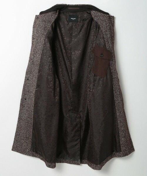 MEN'S BIGI / メンズビギ ステンカラーコート | トライスピンループツイードトレンチコート | 詳細20