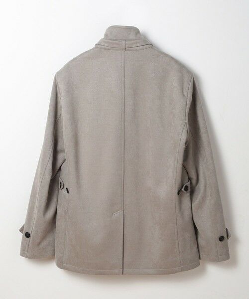 MEN'S BIGI / メンズビギ ブルゾン | フェイクスエード立ち襟ダンボールニットブルゾン | 詳細10