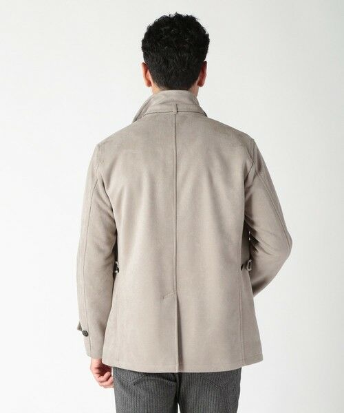 MEN'S BIGI / メンズビギ ブルゾン | フェイクスエード立ち襟ダンボールニットブルゾン | 詳細5