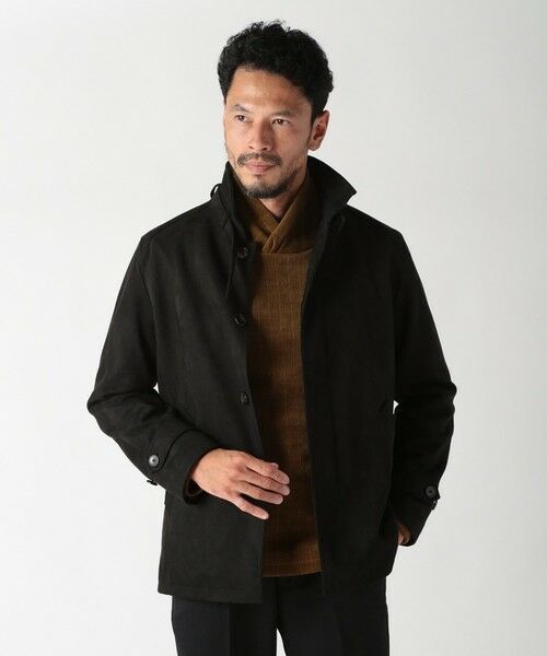 MEN'S BIGI / メンズビギ ブルゾン | フェイクスエード立ち襟ダンボールニットブルゾン | 詳細14