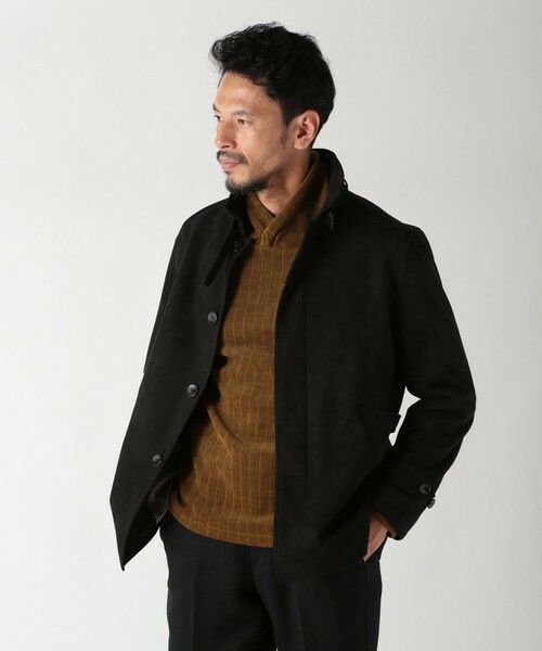 MEN'S BIGI / メンズビギ ブルゾン | フェイクスエード立ち襟ダンボールニットブルゾン | 詳細15