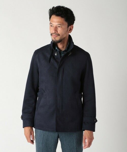 MEN'S BIGI / メンズビギ ブルゾン | フェイクスエード立ち襟ダンボールニットブルゾン | 詳細18