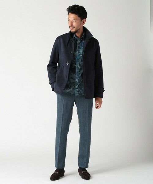 MEN'S BIGI / メンズビギ ブルゾン | フェイクスエード立ち襟ダンボールニットブルゾン | 詳細19