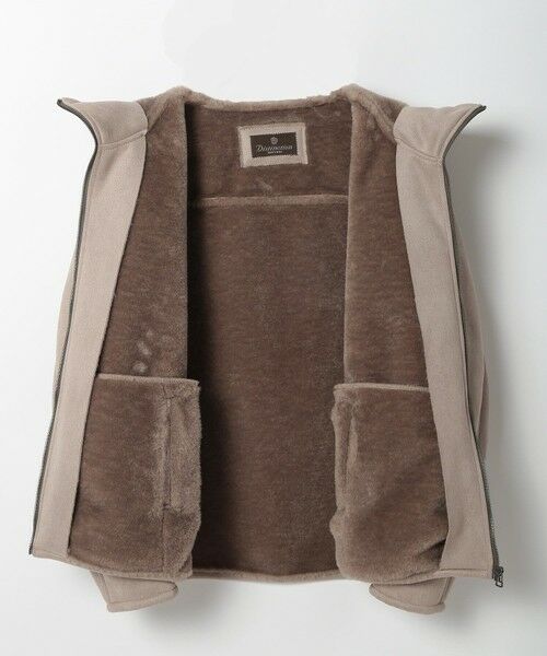 MEN'S BIGI / メンズビギ スウェット | テックレザームートンパーカー | 詳細14