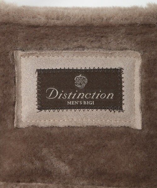 MEN'S BIGI / メンズビギ スウェット | テックレザームートンパーカー | 詳細15