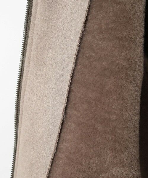 MEN'S BIGI / メンズビギ スウェット | テックレザームートンパーカー | 詳細16