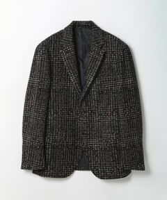 MEN'S BIGI / メンズビギ テーラードジャケット | 【RANIFICIO ROMA/ラニフィーチョローマ】ウールチェックジャージジャケット