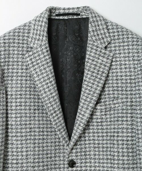 MEN'S BIGI / メンズビギ テーラードジャケット | 【RANIFICIO ROMA/ラニフィーチョローマ】ウールチェックジャージジャケット | 詳細6