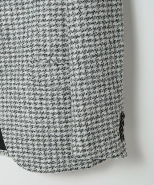 MEN'S BIGI / メンズビギ テーラードジャケット | 【RANIFICIO ROMA/ラニフィーチョローマ】ウールチェックジャージジャケット | 詳細9