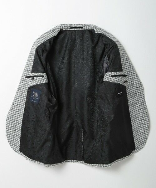 MEN'S BIGI / メンズビギ テーラードジャケット | 【RANIFICIO ROMA/ラニフィーチョローマ】ウールチェックジャージジャケット | 詳細10