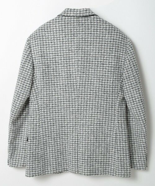 MEN'S BIGI / メンズビギ テーラードジャケット | 【RANIFICIO ROMA/ラニフィーチョローマ】ウールチェックジャージジャケット | 詳細13