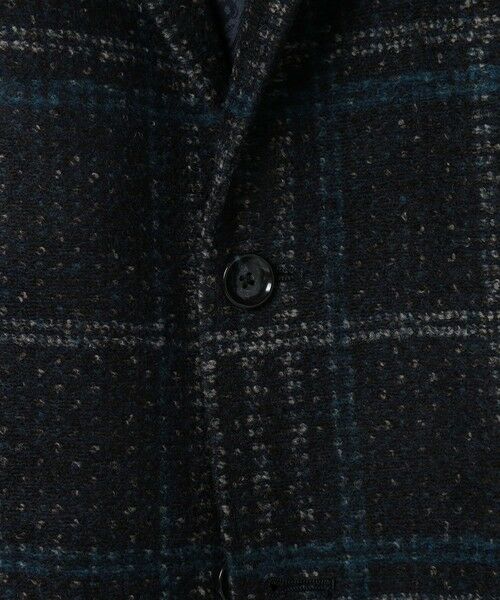 MEN'S BIGI / メンズビギ テーラードジャケット | 【RANIFICIO ROMA/ラニフィーチョローマ】ウールチェックジャージジャケット | 詳細21