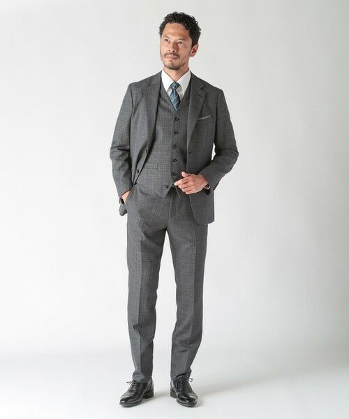 MEN'S BIGI / メンズビギ テーラードジャケット | 【ACTIVE TAILOR】ミックスヤーンテーラードジャケット | 詳細2