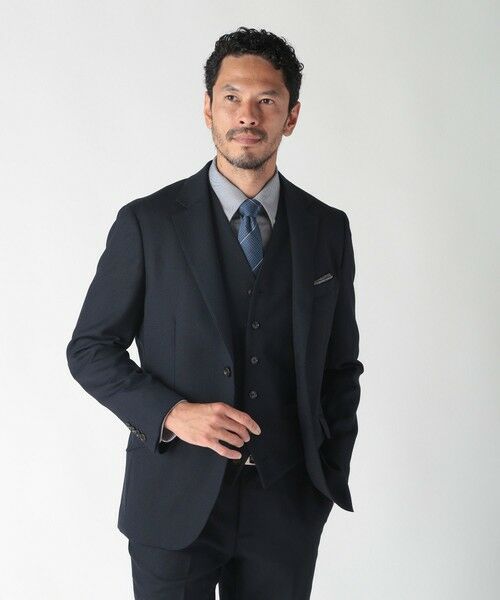 MEN'S BIGI / メンズビギ テーラードジャケット | 【ACTIVE TAILOR】ミックスヤーンテーラードジャケット | 詳細10