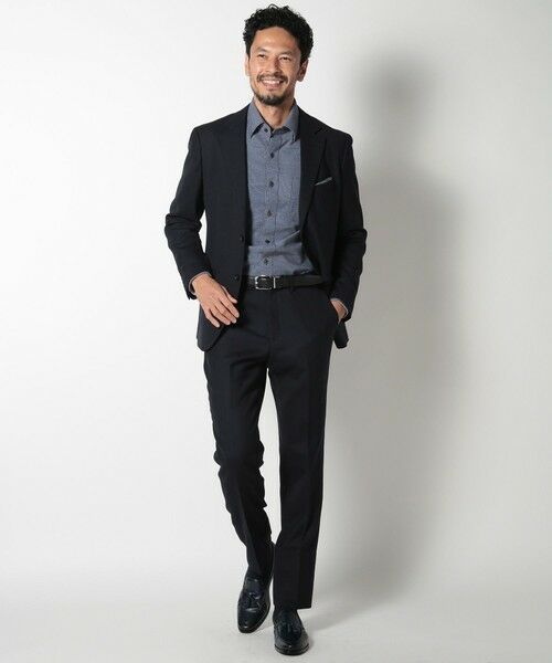 MEN'S BIGI / メンズビギ テーラードジャケット | 【ACTIVE TAILOR】ミックスヤーンテーラードジャケット | 詳細11