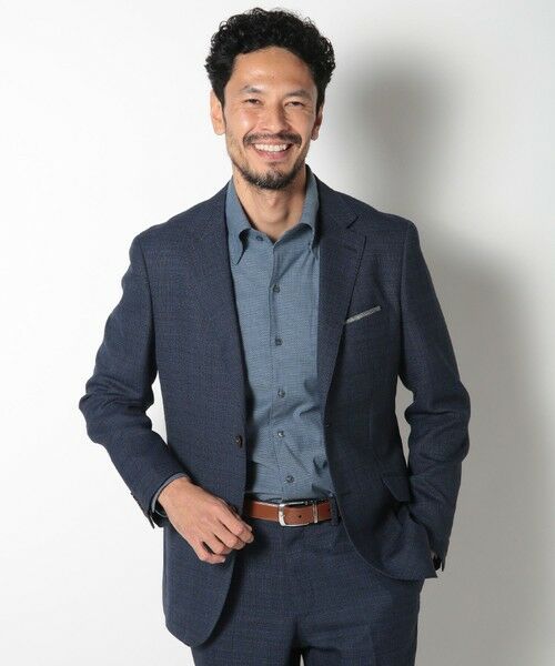 MEN'S BIGI / メンズビギ テーラードジャケット | 【ACTIVE TAILOR】ミックスヤーンテーラードジャケット | 詳細13