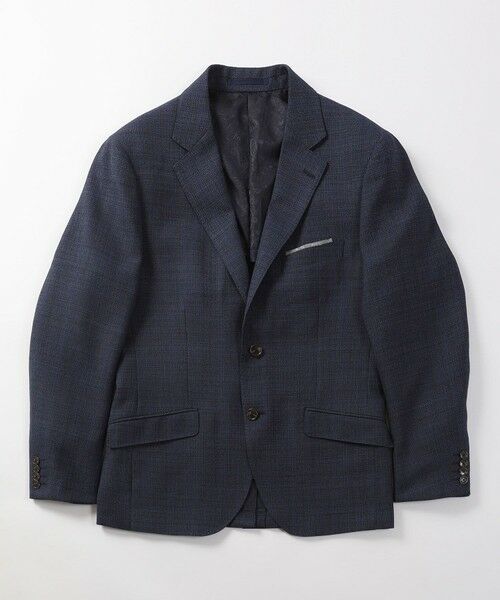 MEN'S BIGI / メンズビギ テーラードジャケット | 【ACTIVE TAILOR】ミックスヤーンテーラードジャケット（ネイビー）