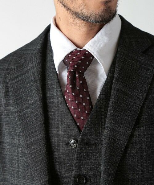 MEN'S BIGI / メンズビギ テーラードジャケット | 【ACTIVE TAILOR】ホップサックチェックジャケット | 詳細5