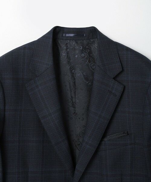 MEN'S BIGI / メンズビギ テーラードジャケット | 【ACTIVE TAILOR】ホップサックチェックジャケット | 詳細9