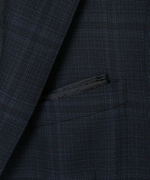 MEN'S BIGI / メンズビギ テーラードジャケット | 【ACTIVE TAILOR】ホップサックチェックジャケット | 詳細10