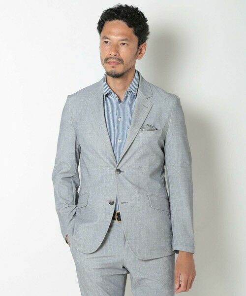 MEN'S BIGI / メンズビギ テーラードジャケット | 【ACTIVE TAILOR】COOL TOUCH 接触冷感ハイパーストレッチジャケット | 詳細4