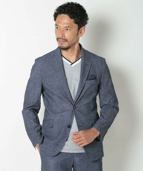 MEN'S BIGI / メンズビギ テーラードジャケット | 【ACTIVE TAILOR】COOL TOUCH 接触冷感ハイパーストレッチジャケット | 詳細18