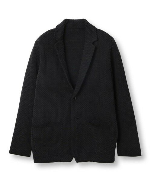MEN'S BIGI / メンズビギ その他アウター | 【ACTIVE TAILOR】モール混ニットジャケット（ブラック）